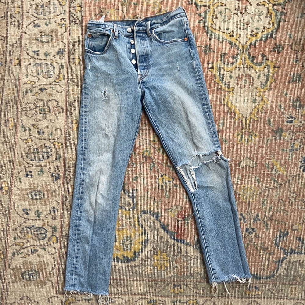 LEVIS 501 High Rise Jeans size 26